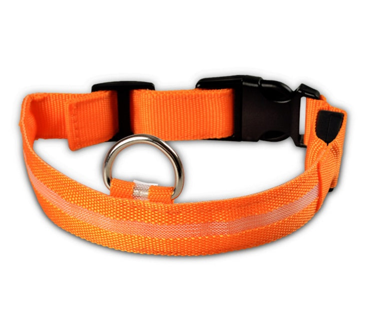 Nylon LED Luminous Dog/Cat Night safety Collar