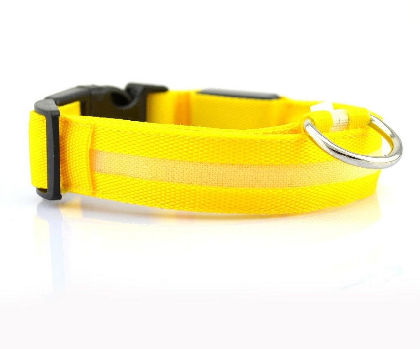 Nylon LED Luminous Dog/Cat Night safety Collar