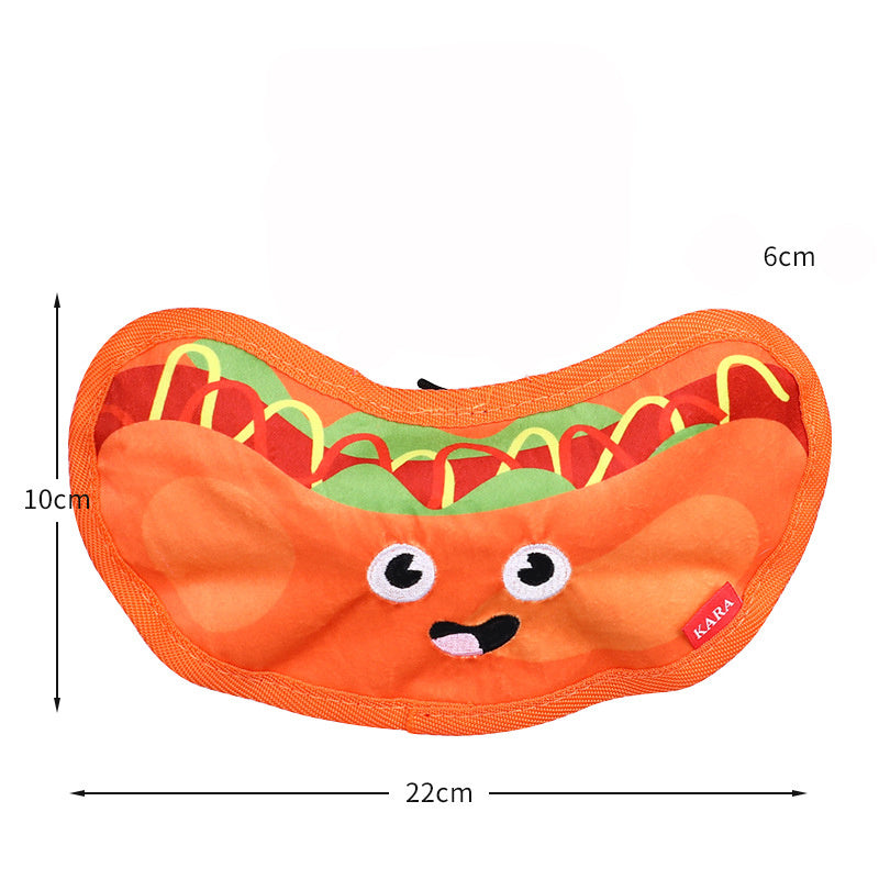 Burger themed Crinkle/Squeak toys