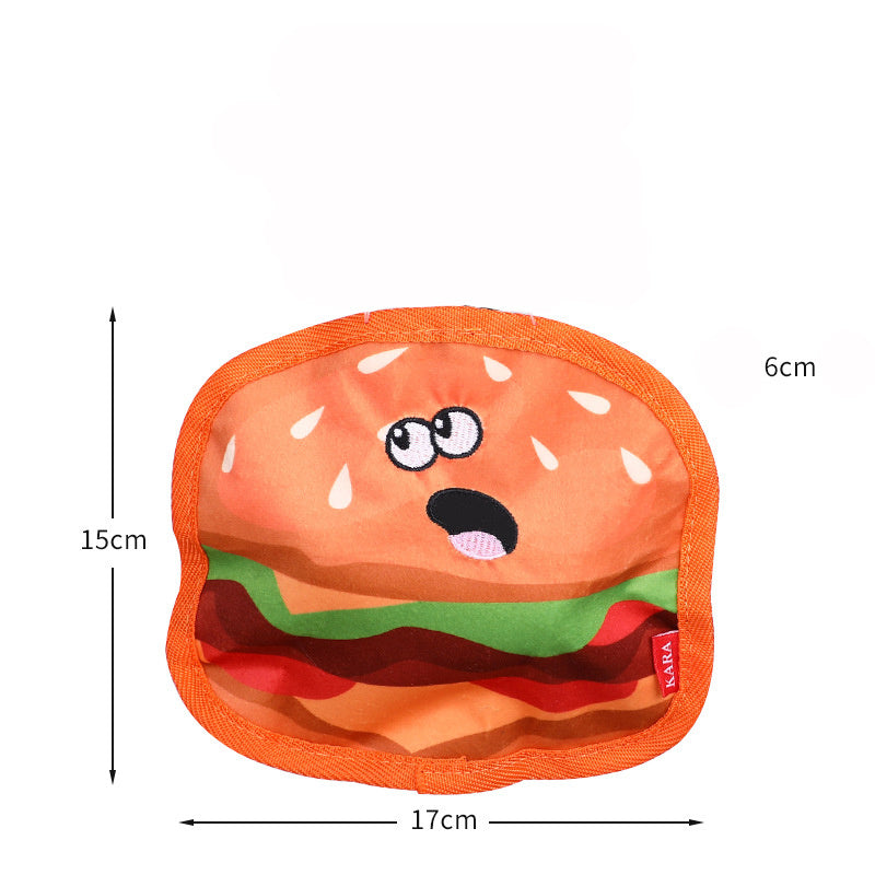 Burger themed Crinkle/Squeak toys